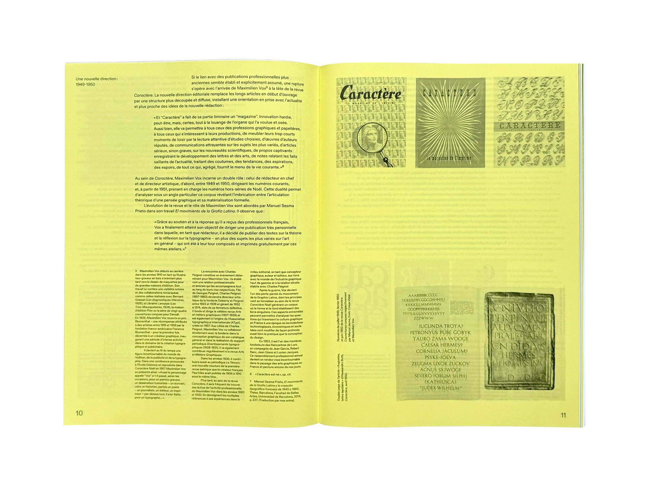 *“Caractère Noël” — 1951-1964*, ANRT