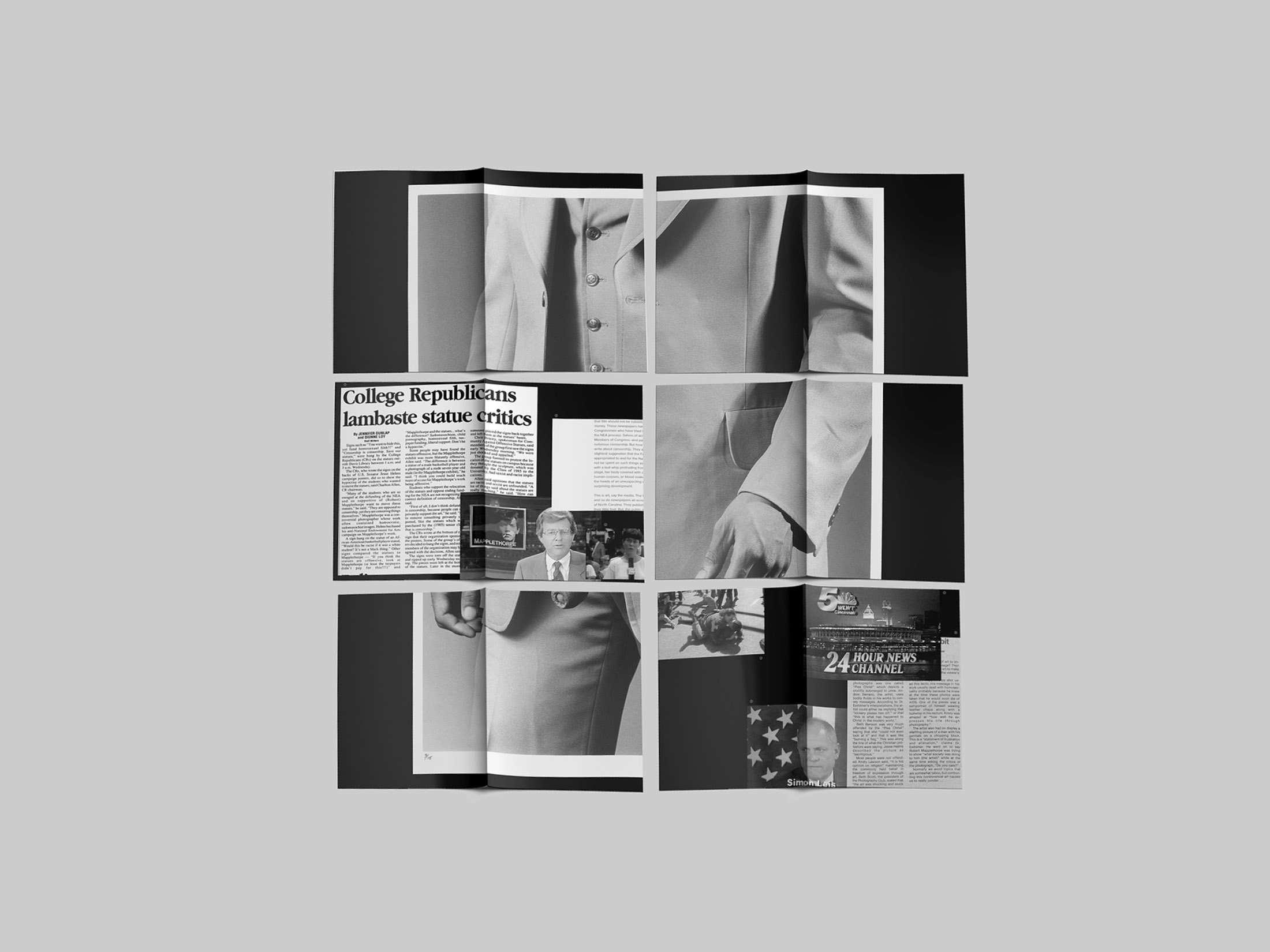 *Dos – n° 2, Robert Mapplethorpe*, Lola Li, DNSEP Design éditions